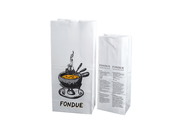 (1089)Sachet à fondue 'caquelon' 500gr.1