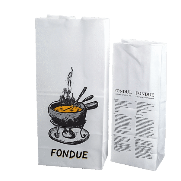 (1904)Sachet à fondue 'caquelon' 1000gr.1