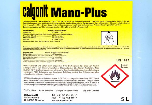 (2826)désinfectant, Calgonit Mano Plus 5l.7