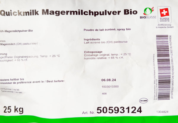 (3208) poudre de lait écrémé quickmilk, bourgeon bio ch.2