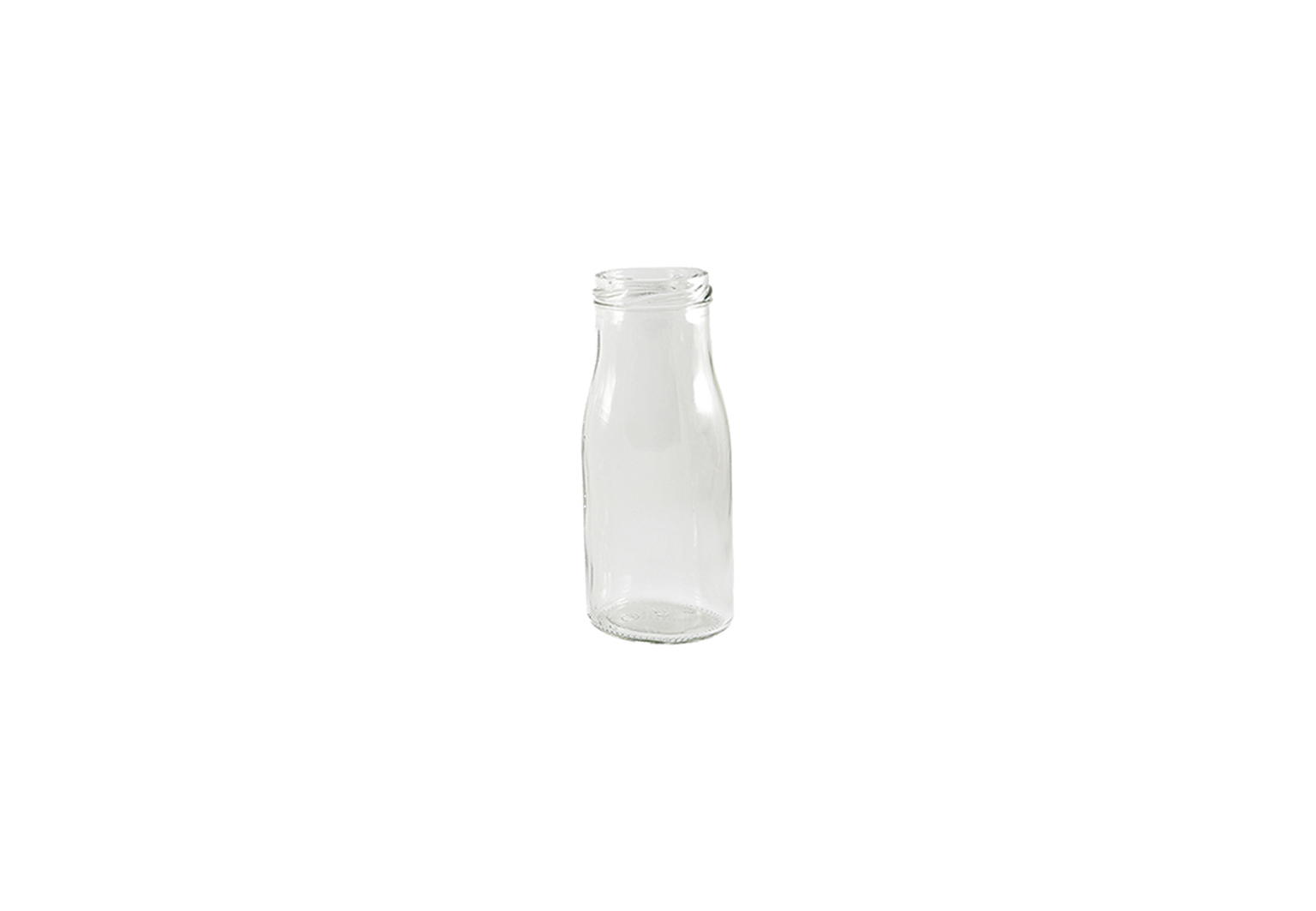 Bouteille à lait en verre 250ml sans bouchon – Kämpf Fournitures Laitières  Sàrl
