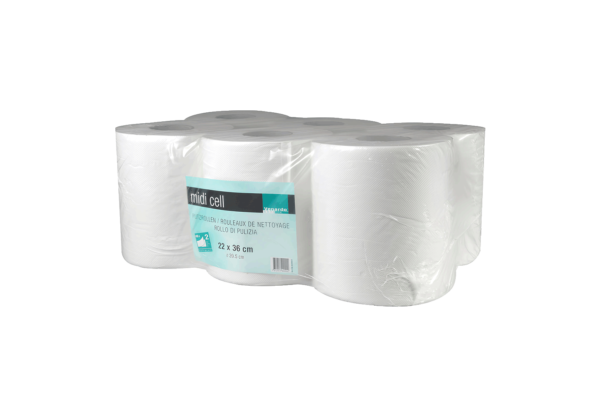 (3681)papier Essuie Main Midi Bulkysoft 150m.5