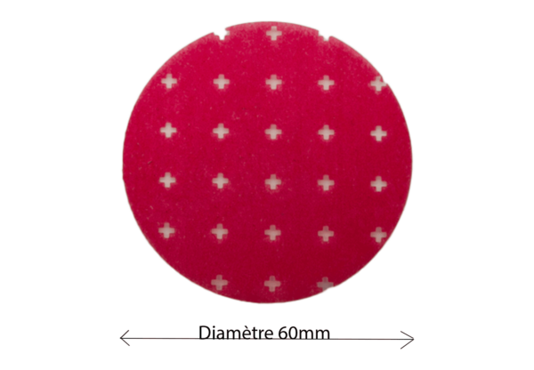 Marque caséine ronde 60mm