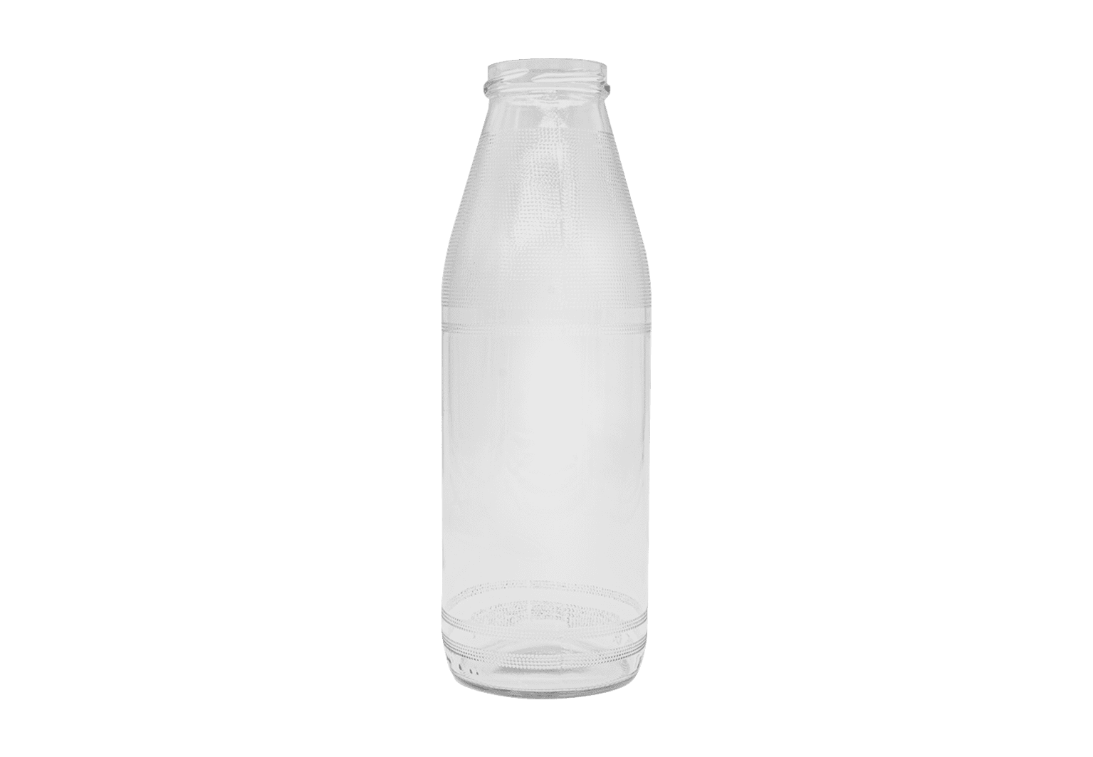 Bouteille à lait en verre 1L – Kämpf Fournitures Laitières Sàrl