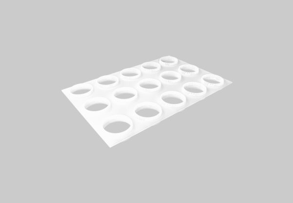 (3557)réhausseur pour multimoule 15 trous, diamètre 120mm.1