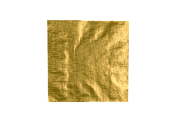 (2628)papier Aluminium, Gaufré, Gold, 300×300 15my.3