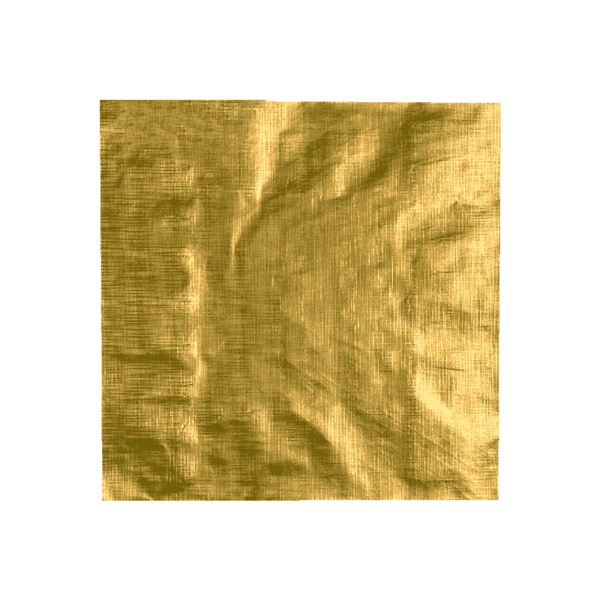 (2628)papier Aluminium, Gaufré, Gold, 300×300 15my.3