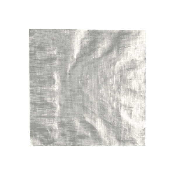 (2705)papier Aluminium, Gaufré, Argent, 300×300 15my.1
