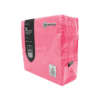 Serviette de table  " double point" Ecolabel, fuchsia 1/4