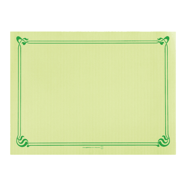 (3218) Set De Table Vert Anis.2
