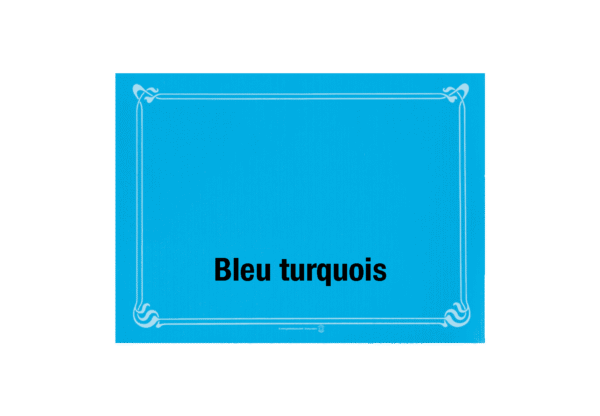 (3221)set de table bleu turquois.2