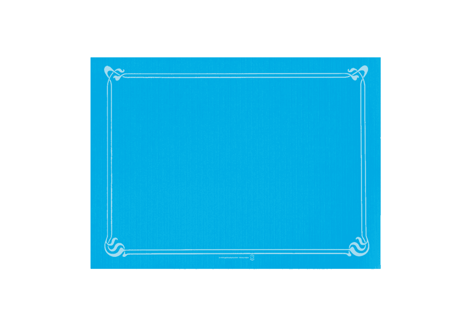 (3221)set De Table Bleu Turquois.2