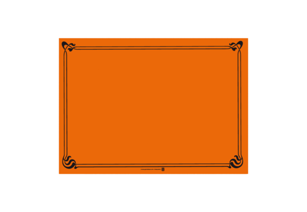 (3222)set De Table Orange.2
