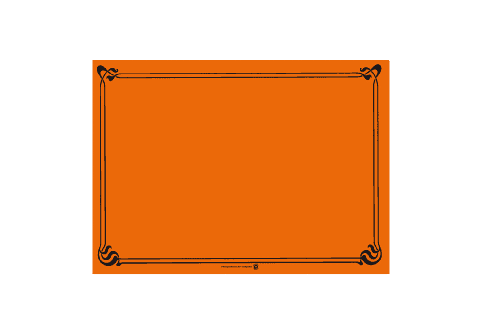 (3222)set De Table Orange.2