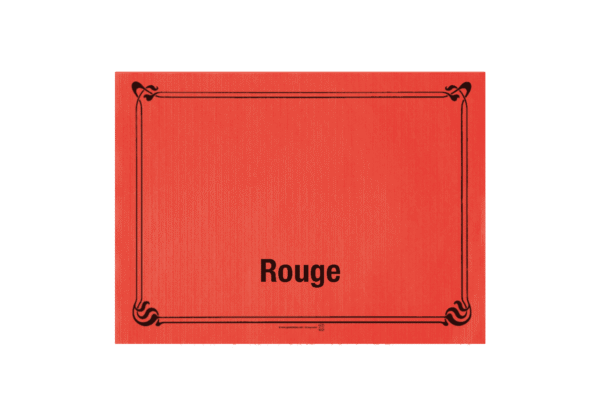 (3365)set de table rouge.2