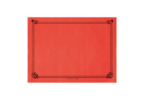 (3365)set de table rouge.2