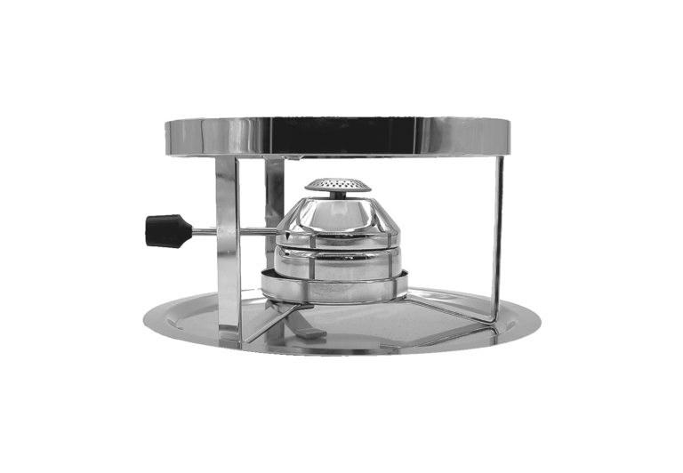 Réchaud à fondue inox avec brûleur à gaz Kämpf Fournitures Laitières Sàrl