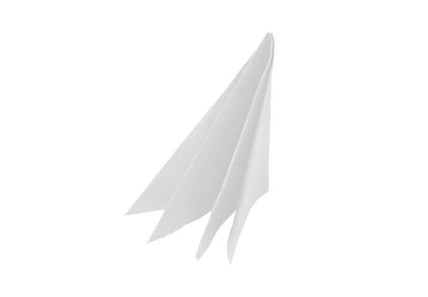 (3647) serviette de table blanc avec bordure.1