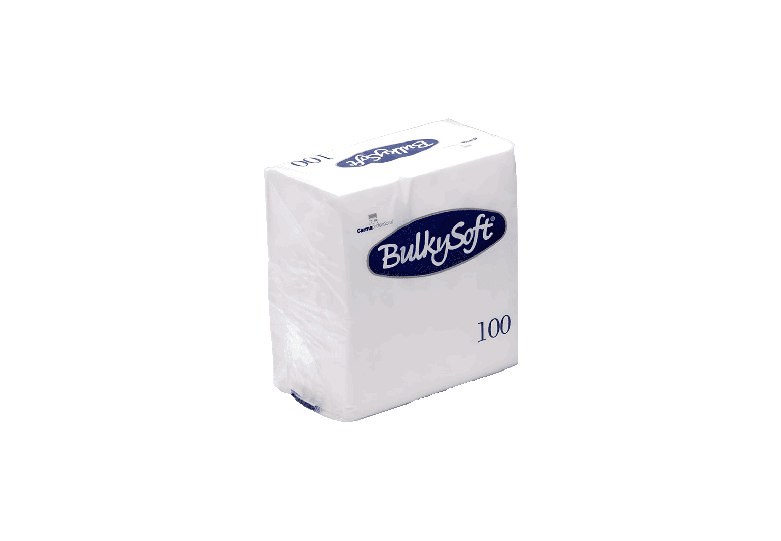 (0010)serviette Bulky Soft Blanc