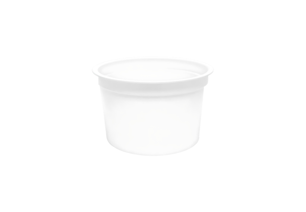 (1408)gobelet à Yogourt 100ml. Blanc, Dia.73mm, .1