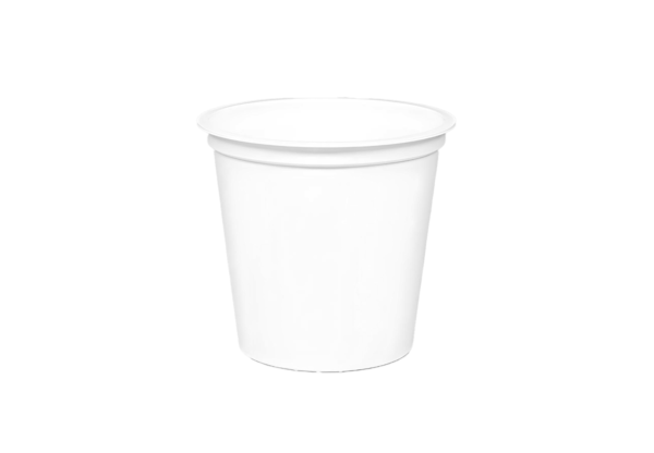 (2675)gobelet à Yogourt 150gr. Blanc Opac 73 Ps.1