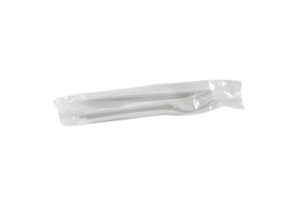 (1429)set Couteau Fourchette Serviette Eco Echo ( 250 Pces).1