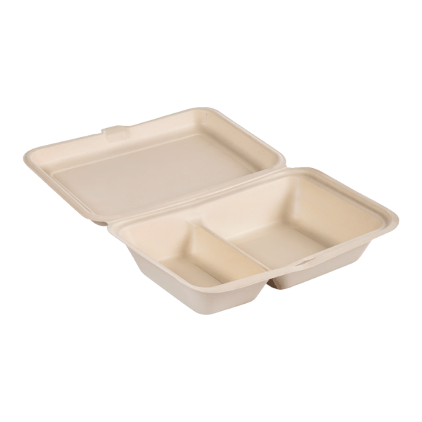 (1508)coffret Repas En Bagasse 'hamburger Frites'' (250 Pièces).1