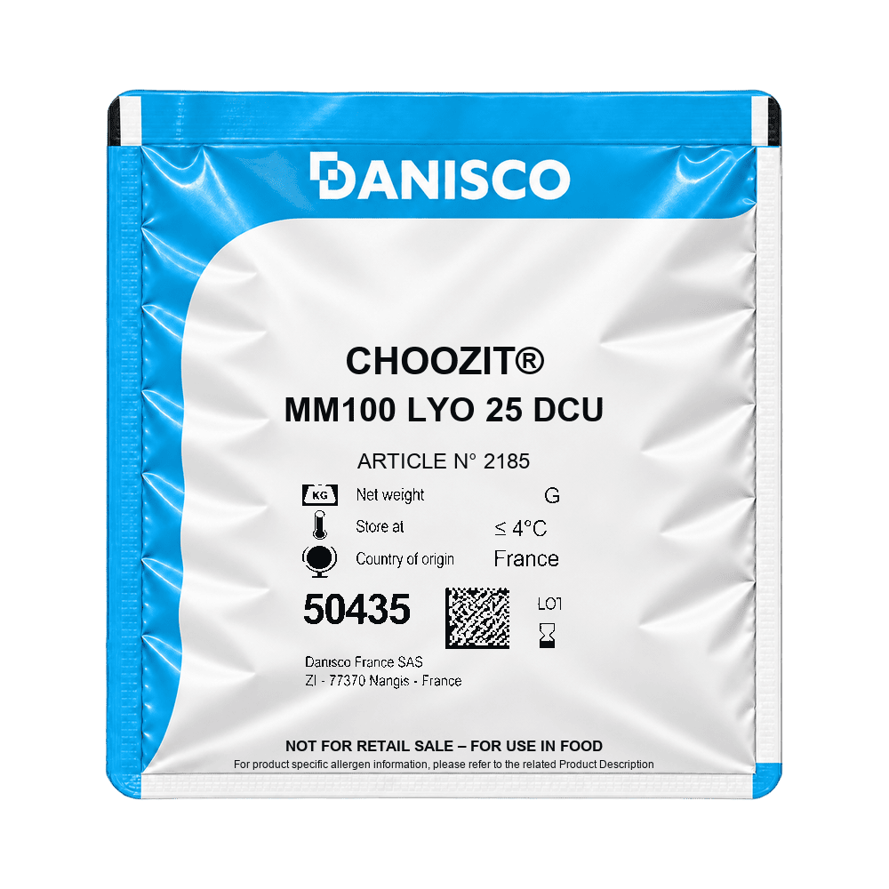 (2185)DANISCO CHOOZIT MM100 LYO 25 DCU FACE
