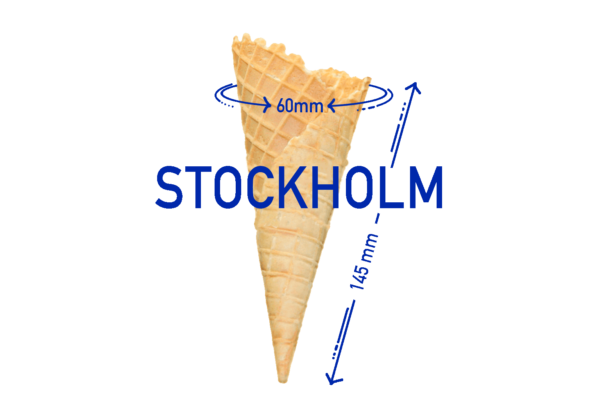 (3376)cornet à Glace , Bricelet, Stockholm.1