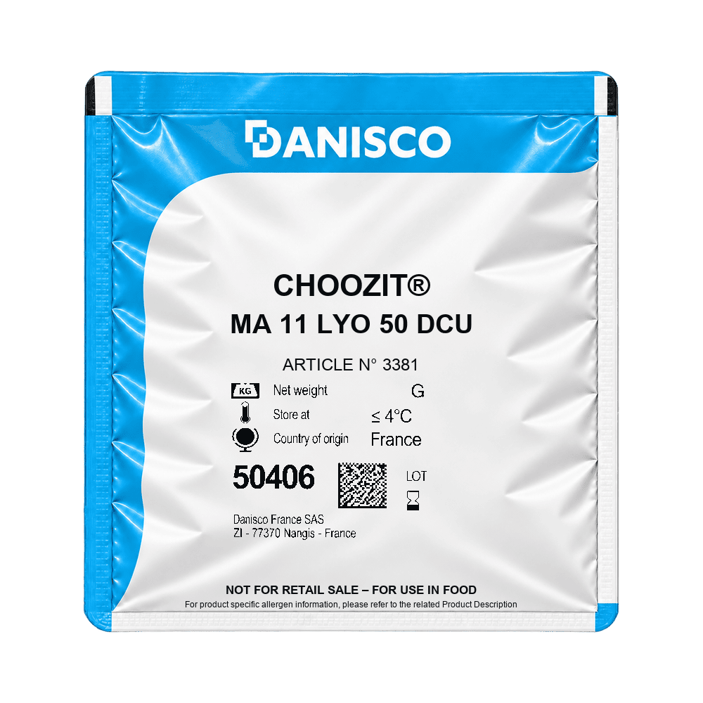 (3381)DANISCO CHOOZIT MA 11 LYO 50 DCU FACE