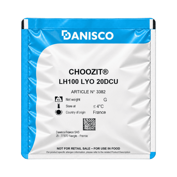 (3382)DANISCO CHOOZIT LH100 LYO 20DCU FACE