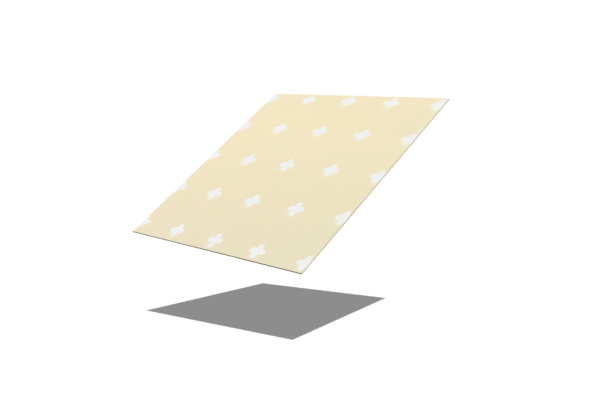 Marque En Caséine, Carrée, Dim. 45x45 Mm, Perforation Croix Suisse (500 Pces)