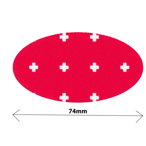 Marque Caséine Ovale 74x40mm