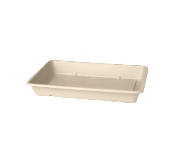 (1554)boîte En Bagasse Marron 230x155x36mm (carton 480 Pièces).1