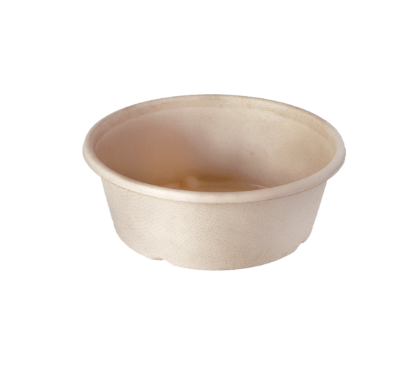 (1555)bol En Bagasse Marron 194x194x65mm (carton 160 Pièces).1