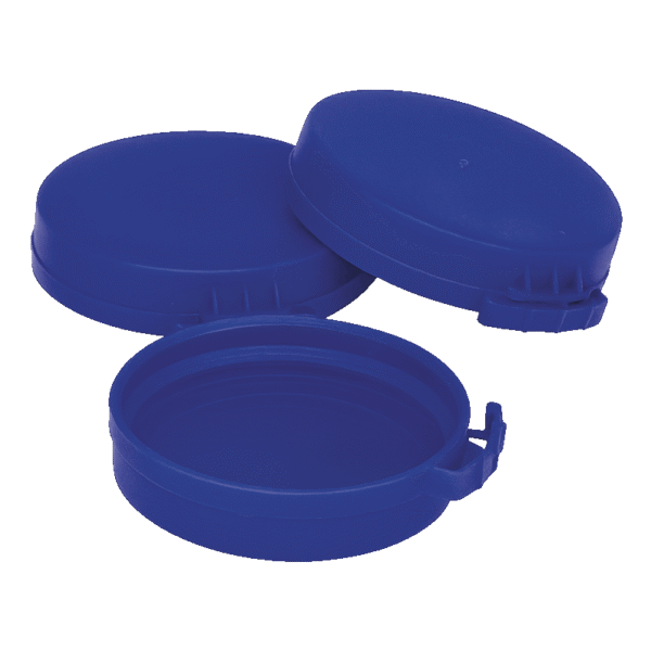 (3110)couvercles pour bouteille à lait mipack 1 l, bleu foncé 
