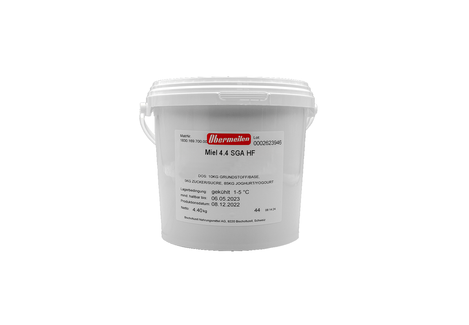 (3236)arôme à yogourt brassé, miel (4.4 kg).2