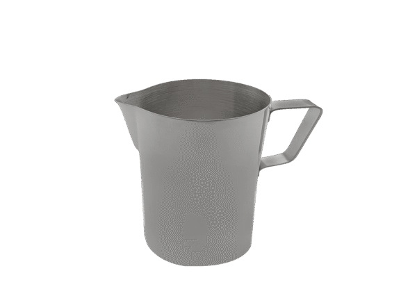 (3313)pot à crème, inox, 2 l