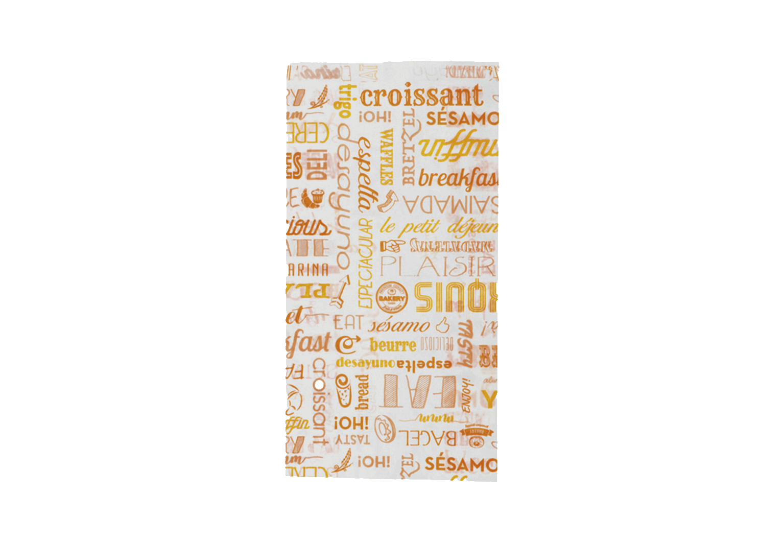 (3349)sachets en papier 'parole'', 14+7x26 cm, blanc (500)'.1