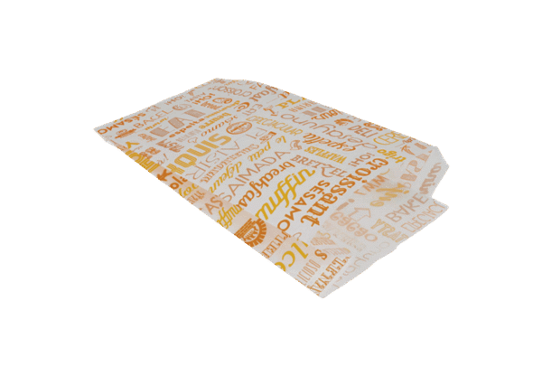 (3349)sachets en papier 'parole'', 14+7x26 cm, blanc (500)'.2
