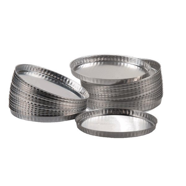 (3467)coupelle de pesée en aluminium llg, dia. 100 x 8mm