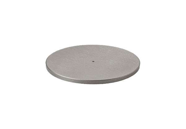 (3572)poids à presser, inox, pour moule rond dia. 158 8 mm, 1260g, sans manche 10