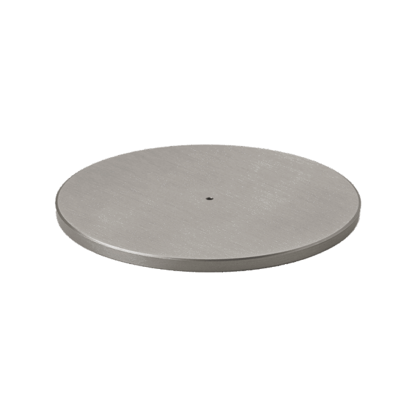 (3572)poids à presser, inox, pour moule rond dia. 158 8 mm, 1260g, sans manche 10