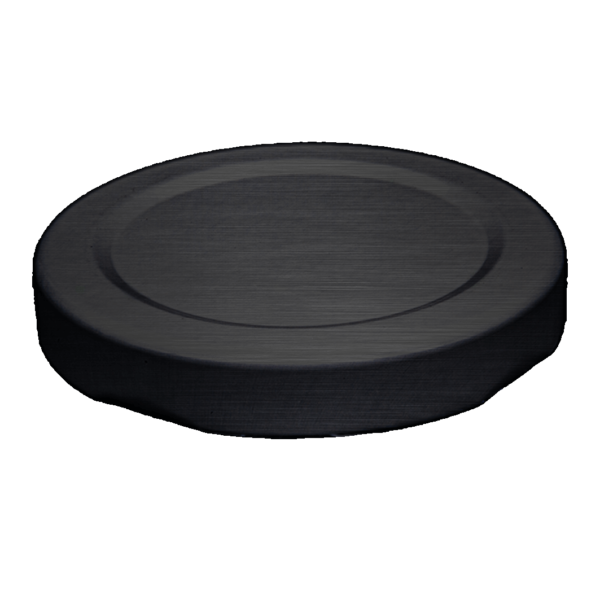(3718)couvercle Noir Pour Bocal Rond 228mlto63.10