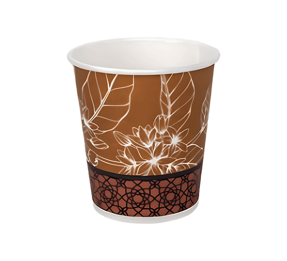 (3589)gobelet à café florado, carton, expresso, 1 dl (1000 pces)