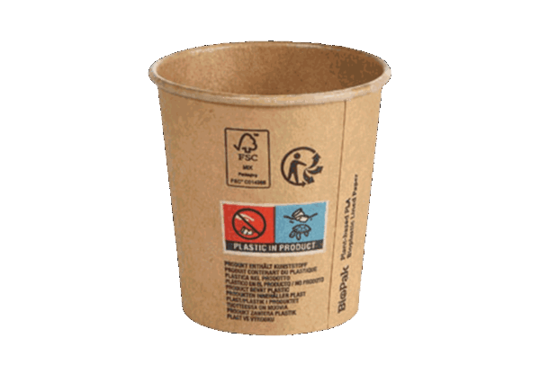 (3417)gobelet, 12 cl, carton, marron.2