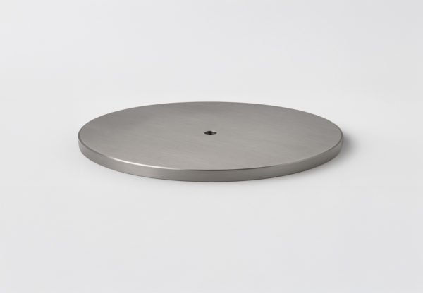 (3430)poids à presser, inox, pour moule rond dia. 174 8 mm .1psd.1