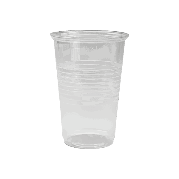  gobelet en pp, transparent, étalonné, 2dl