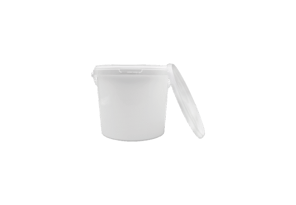 (3104)bidon, pp, blanc, 500ml, avec couvercle et anse plastique, avec fermeture de sécurité.6