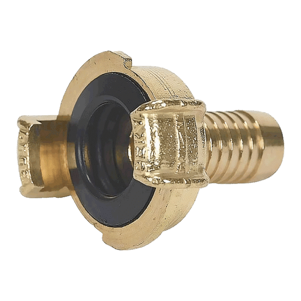 (3107)raccord à tuyau geka, laiton, avec douille, dia. 19mm.1